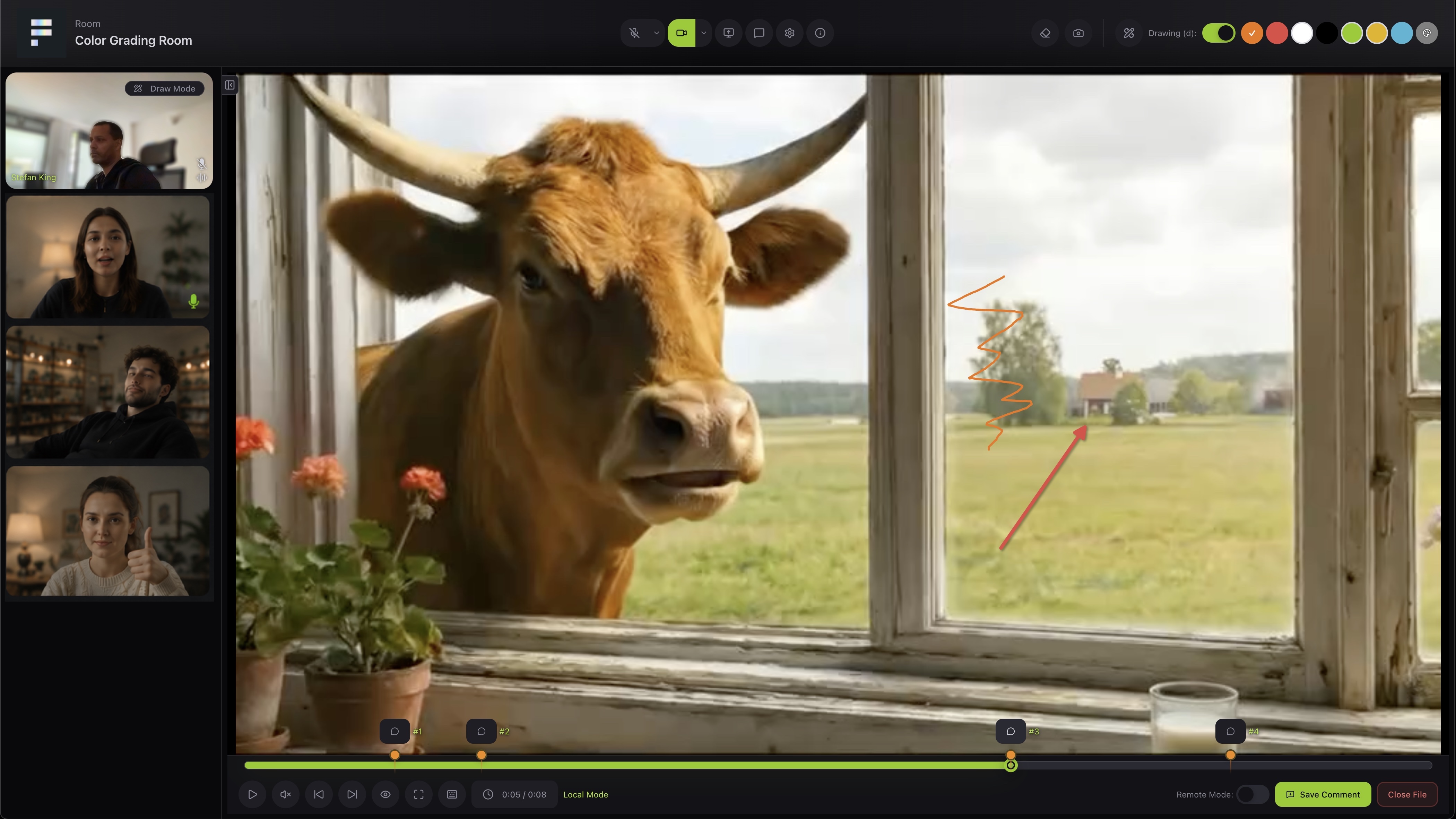 dfine.io Review file streaming view